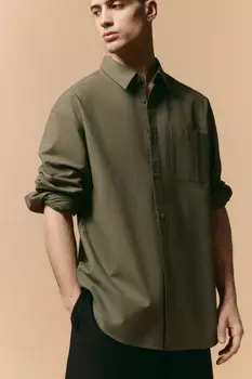 Рубашка льняная с длинным рукавом