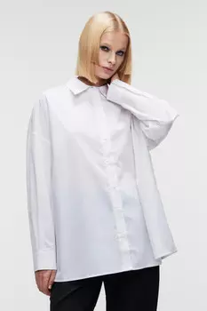 Рубашка oversize белая классическая