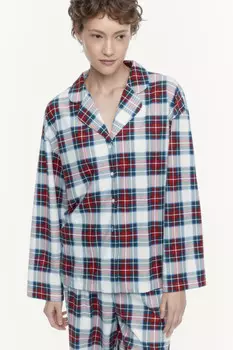 Рубашка oversize домашняя из мягкой ткани