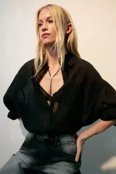 Рубашка oversize из лиоцелла