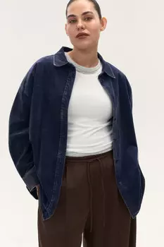 Рубашка oversize из вельвета