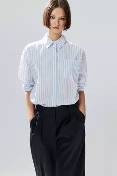 Рубашка oversize в полоску