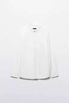 Рубашка Oxford прямая с нагрудным карманом