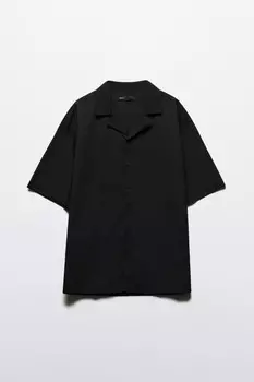 Рубашка прямая с коротким рукавом