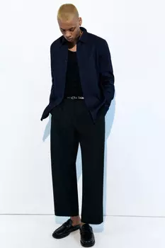 Рубашка прямая жаккардовая классического кроя