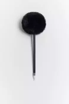 Ручка шариковая с пушистой отделкой