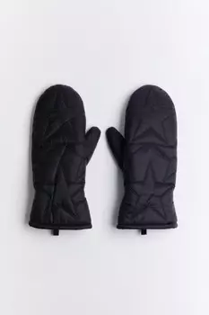 Рукавицы утепленные со стежкой-звездами