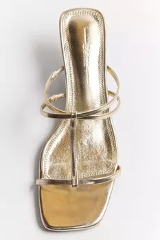 Сабо на тонком каблуке