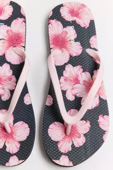 Сабо-вьетнамки на принтованной подошве