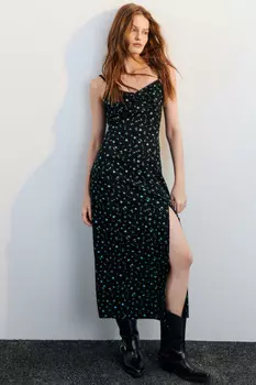 Сарафан макси вискозный с принтом