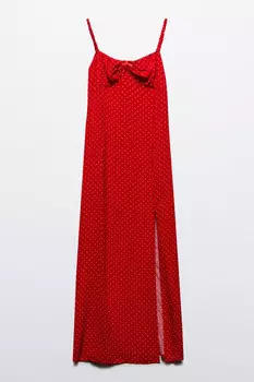 Сарафан макси вискозный с принтом