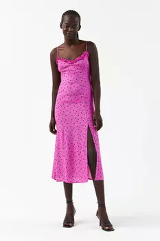 Сарафан миди с длинным боковым разрезом