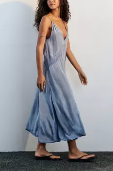 Сарафан миди вискозный с вареным эффектом