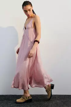 Сарафан миди вискозный с вареным эффектом