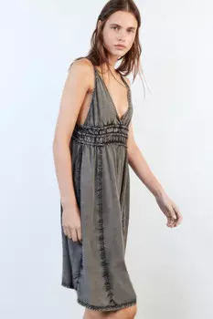 Сарафан мини вискозный с вареным эффектом
