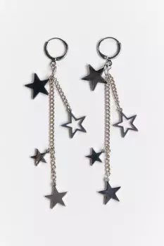 Серьги-конго с подвесками