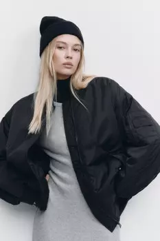 Шапка-бини базовая из переработанного полиэстера