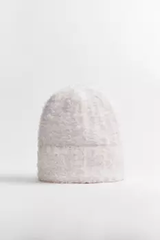 Шапка-бини пушистая с ворсом