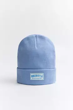 Шапка-бини с патчем и надписью