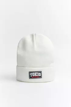 Шапка-бини с патчем и надписью