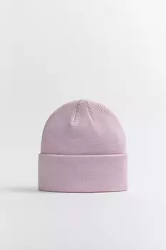 Шапка-бини трикотажная с отворотом