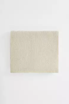 Шарф тонкий однотонный из переработанного полиэстера