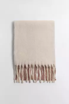 Шарф вязаный с градиентным эффектом