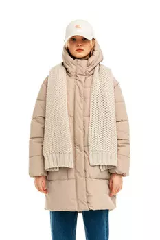 Шарф вязаный теплый