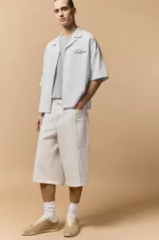 Шорты-бермуды джинсовые прямые