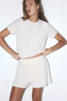 Шорты домашние с бархатной фактурой