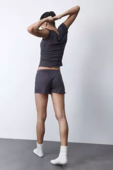 Шорты домашние с волнистыми краями