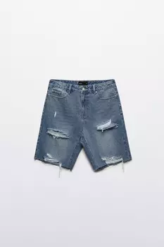 Шорты джинсовые рваные