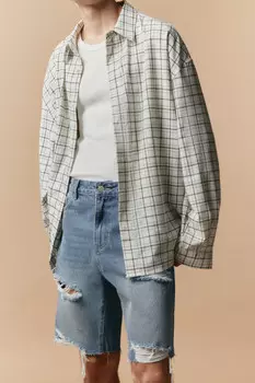 Шорты джинсовые рваные