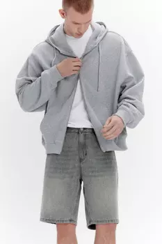 Шорты джинсовые с вареным эффектом