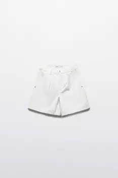 Шорты джинсовые с высокой посадкой