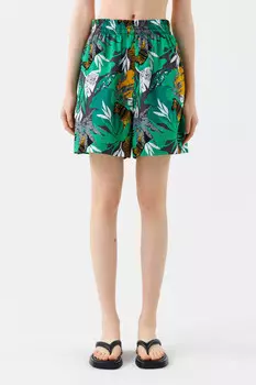 Шорты хлопковые А-силуэта