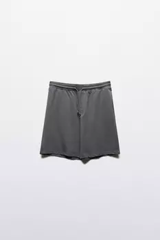 Шорты хлопковые с поясом на завязках