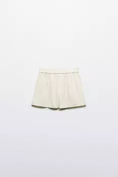 Шорты хлопковые с поясом-резинкой