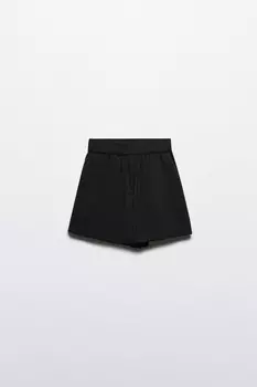 Шорты хлопковые с поясом-резинкой