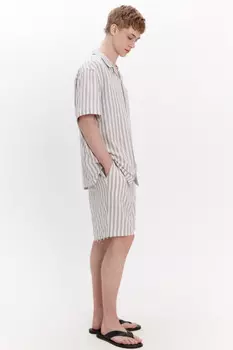 Шорты хлопковые в полоску