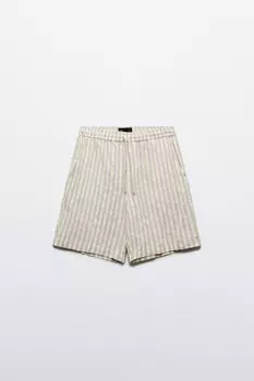 Шорты хлопковые в полоску