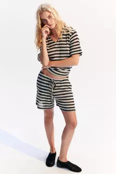 Шорты из вязаного трикотажа