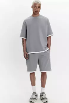 Шорты с имитацией второго слоя