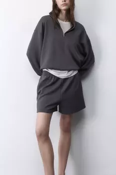 Шорты спортивные из трикотажа