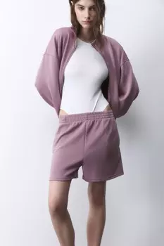 Шорты спортивные из трикотажа