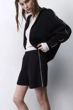 Шорты спортивные из трикотажа