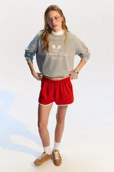 Шорты спортивные с лампасами