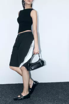 Шорты спортивные широкие на низкой посадке