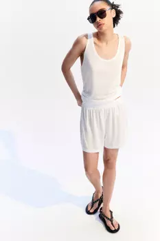 Шорты свободные пляжные из вискозы