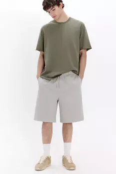 Шорты трикотажные из хлопкового футера